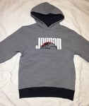 Nike Air Jordan Sport DNA HBR Men's Grey Fleece  Sweatshirt Hoodie Size Small