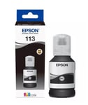 Genuine Epson 113, Black EcoTank Ink Bottle Cartridge, T06B1, C13T06B140