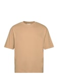 Gant Icon T-Shirt Tops T-shirts Short-sleeved Beige GANT