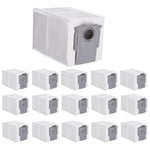 16-pack dammsugarpåsar för Q Robot, Qrevo MaxV, S8 Max Ultra, S8 MaxV Ultra robotdammsugare ersättning - WELLNGS