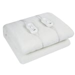 Premium Comfort Electric Heated Blanket, Remote Control with 3 Heat Settings in Soft Fleece - SUPER KING