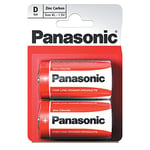 Panasonic D Batteries Zinc Carbon R20RZ Battery Pack/Alkaline 1.5V / 2 Pack/iCHOOSE
