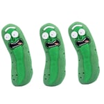 e Pickle Rick 20 cm plysch fylld docka Rolig mjuk kudde Ansikte St Green 1 st