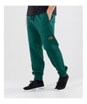 The North Face NSE Mens Fleece Cuffed Joggers Green Cotton - Size X-Large