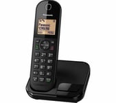 Panasonic Digital Cordless Phone, Call Blocker, LCD Screen, Black, KX-TGC410EB