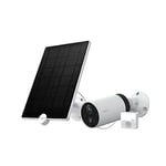 Tapo TP-Link 2K QHD Wireless Outdoor Security Camera with Solar Panel, Continuous Power, 4MP, Colour Night Vision, AI Detection, SD Local Storage, Works with Alexa & Google C420S1 A200