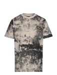 Erosion Print T-Shirt Tops T-shirts Short-sleeved Multi/patterned Lyle & Scott Junior