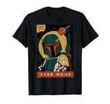 Star Wars Boba Fett '77 Vintage Portrait Poster T-Shirt