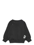 Basic Solid Sweatshirt Tops Sweat-shirts & Hoodies Sweat-shirts Black Mini Rodini