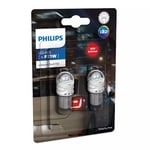 Philips BA15s P21W Led Röd Lampa Bromsljus / Dimbakljus 11498RU31B2