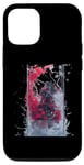 Coque pour iPhone 13 Œuvre d'art Midnight Assassin Red