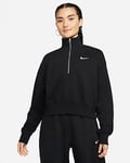 Nike Sportswear Phoenix Fleece Avkortet sweatshirt med glidelås i halv lengde til dame