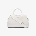 Lacoste Grand sac à main Lora en cuir Taille Taille unique Blanc