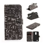 LG K4 2017 patterned PU leather flip case - Mathematical Symbol