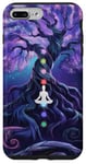 Chakra Méditation Arbre Nature Univers Éléments Coque pour iPhone 7 Plus/8 Plus