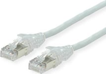 Dtwyler Cat 6A (Klass Ea) S/Ftp Patchkabel, Cu 7702 Flex Lsoh, Amp V2, Korsad, Grå, 2 M