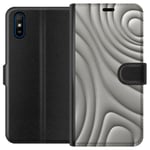 Xiaomi Redmi 9A Plånboksfodral Silver Waves