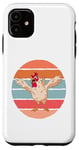iPhone 11 Crazy Chicken Cartoon Stupid Looking Crazy Cartoon Chickens Case