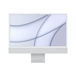 iMac 24 - Puce Apple M1 - RAM 8Go - Stockage 256Go - GPU 8 coeurs - Argent - Neuf
