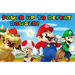 (PKT) Super Mario Pin the Star Party Game (4 pk)