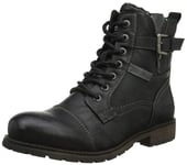 Tom Tailor Men's 7985907 Classic Boots, Black (Black 00001), 10.5 UK