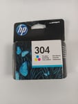 HP N9K07AE 304 High Yield Original Ink Cartridge, Tri-Color, Expired 2021