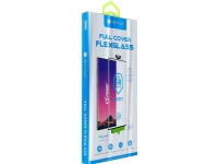 Partner Tele.com Flexible Nano Glass 5D Full Glue härdat glas - för Samsung Galaxy S20FE svart (Hot Bending) - fungerande läsare