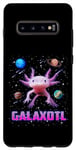 Coque pour Galaxy S10+ Galaxotl Axolotl In Galaxy Cute Pet Mexican Space Axolotl