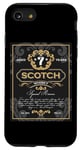 iPhone SE (2020) / 7 / 8 Scotch Whiskey Label Booze Father's Day Bachelor Party Gift Case