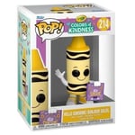 CRAYOLA YELLOW CRAYON HELLO SUNSHINE 3.75" POP VINYL FIGURE FUNKO 214