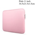 11''15.6'' Laptop Case Notebook Bag Sleeve Pouch Pink 34.5x21.5x1.5cm