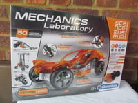 Clementoni Mechanics Laboratory Dragster Motorbike Crane STEM Kit Science Museum