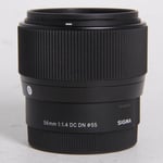 Sigma Used 56mm f/1.4 Lens DC DN Contemporary Sony E-Mount