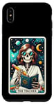Coque pour iPhone XS Max Carte de tarot pour enseignant, squelette, professeur, éducatrice, école