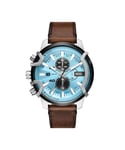 Diesel Griffed Mens Brown Watch DZ4656 Leather (archived) - One Size