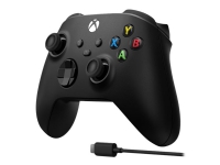Microsoft Xbox Wireless Controller + USB-C Cable - Håndkonsoll - trådløs - Bluetooth - for PC, Microsoft Xbox One, Android, iOS, Microsoft Xbox Series S, Microsoft Xbox Series X