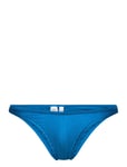 High Leg Cheeky Bikini Blue Calvin Klein