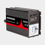 Inverter / växelriktare, modifierad sinuskurva, 12 V - 230 V, 600 W