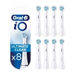 Oral-B iO Ultimate Clean borsthuvuden 8 st, vita
