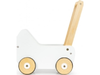 Ecotoys Barnvagn i trä för dockor ECOTOYS