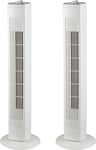 Beldray COMBO-8632 Set of 2 Tower Floor Fans – 32 Inch Vertical Fan, Oscillating