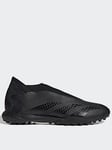 adidas Mens Predator Laceless 20.3 Astro Turf Football Boot - Black, Black, Size 10, Men