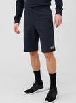 EA7 Emporio Armani Core Id Jersey Shorts - Navy, Navy, Size Xs, Men