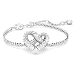 Swarovski armbånd Matrix bracelet Heart, White, Rhodium plated - 5648299