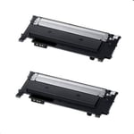 2x Ink Jungle 117A Black Toner Cartridges With Chip For HP Colour Laser 150nw