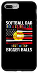Coque pour iPhone 7 Plus/8 Plus Définition Softball Dad Like A Baseball Dad sur le dos