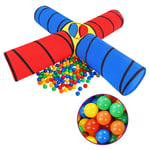 vidaXL legebolde til boldgrav 250 stk. flerfarvet