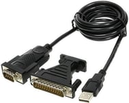Rotronic convertisseur Value USB série USB série USB-a/Prise dB9 mâle 1,8 m
