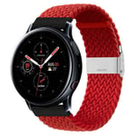 Flettet elastisk armbånd Samsung Galaxy Watch Active 2 (44mm) - mørk