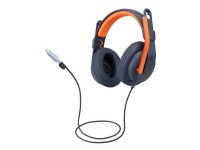 Logitech Zone Learn Wired Over-Ear Headset for Learners, USB-C - Hörlurar med mikrofon - fullstorlek - ersättning - kabelansluten - USB-C